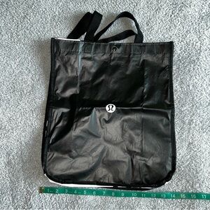 Lululemon Athletica Black Tote Sleek Minimalist Design